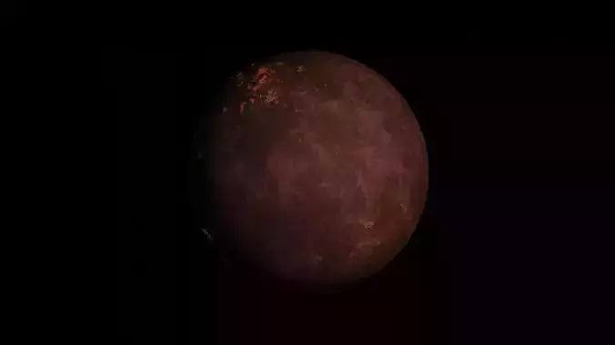 mars planet Free 3D model