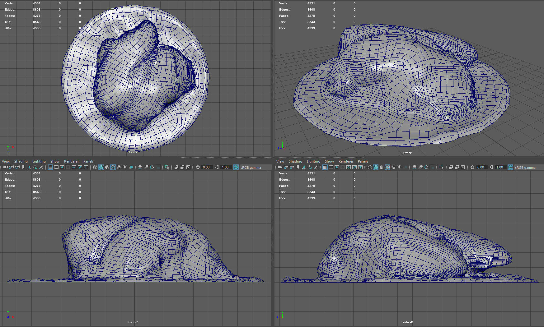 ROCK 38 Low-poly 3D model_7