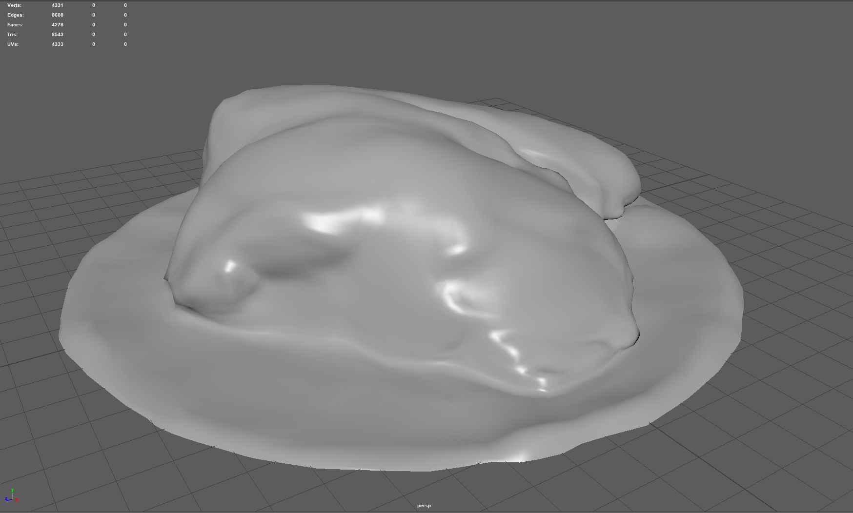 ROCK 38 Low-poly 3D model_3