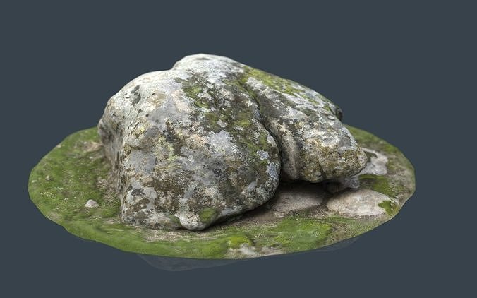 ROCK 38 Low-poly 3D model