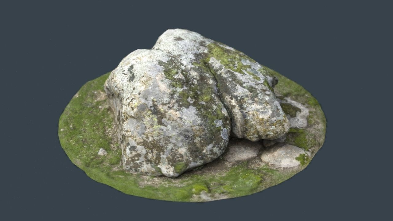 ROCK 38 Low-poly 3D model_15