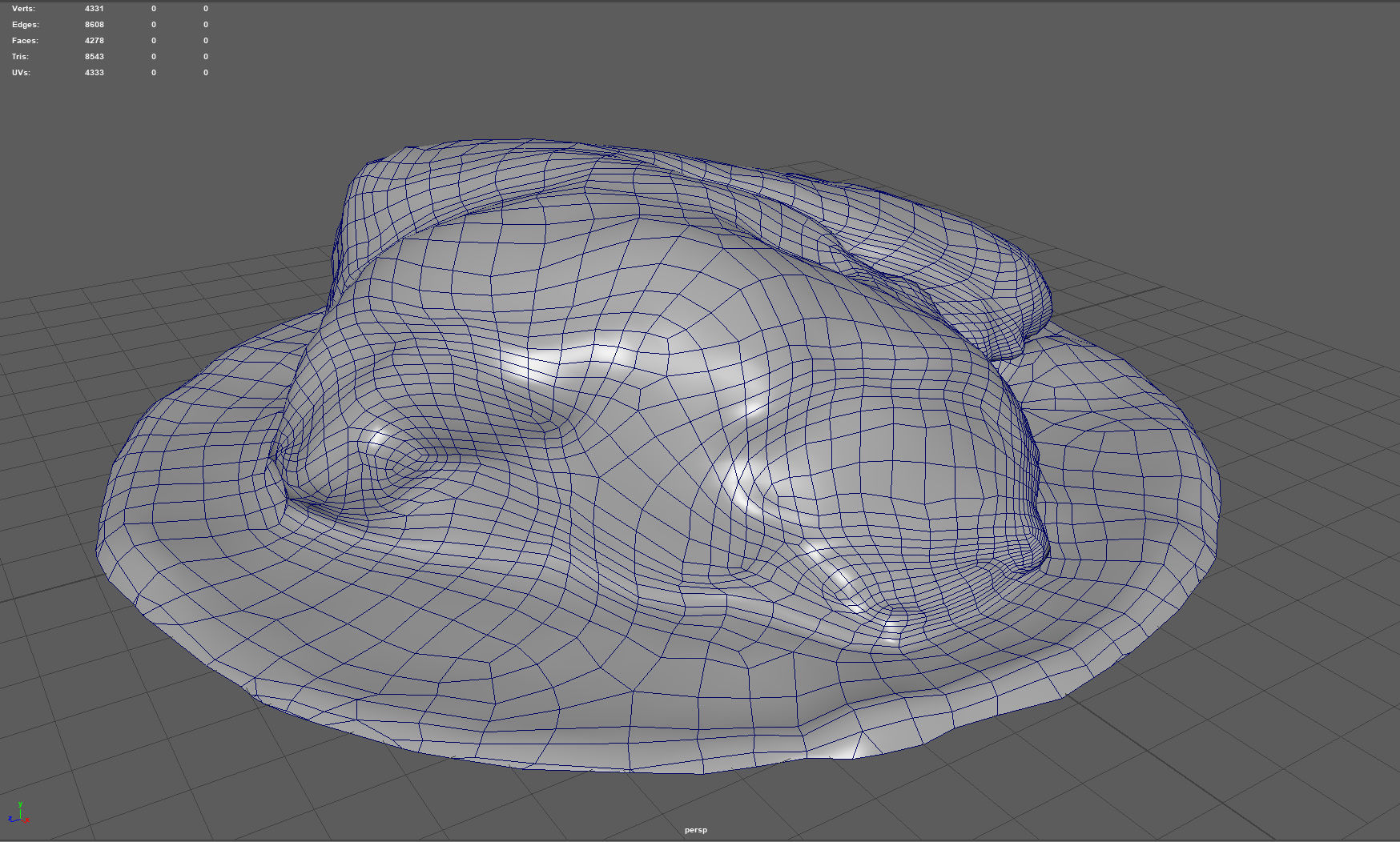 ROCK 38 Low-poly 3D model_4