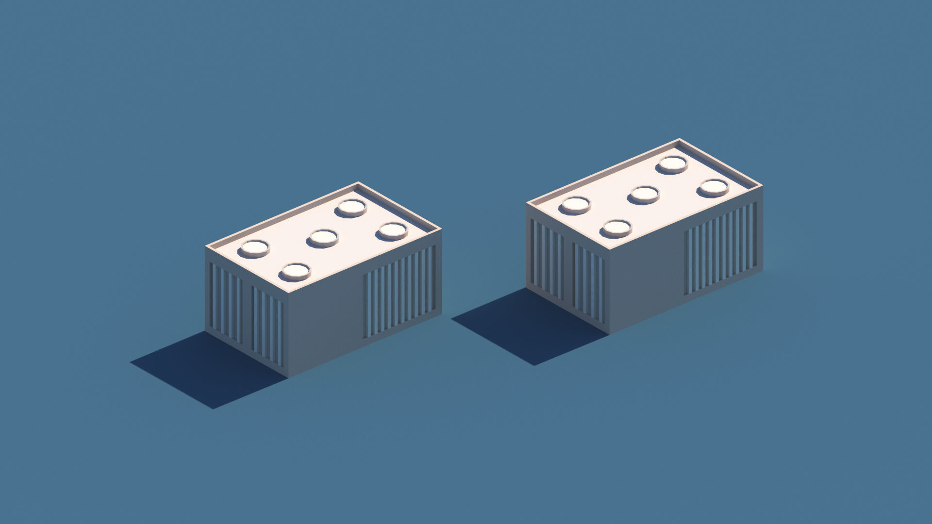 Cartoon Low Poly Industry Package Low-poly 3D model_5