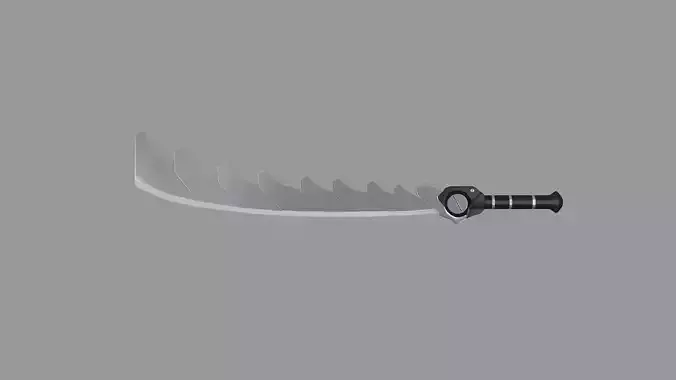 Composite sword 3D model
