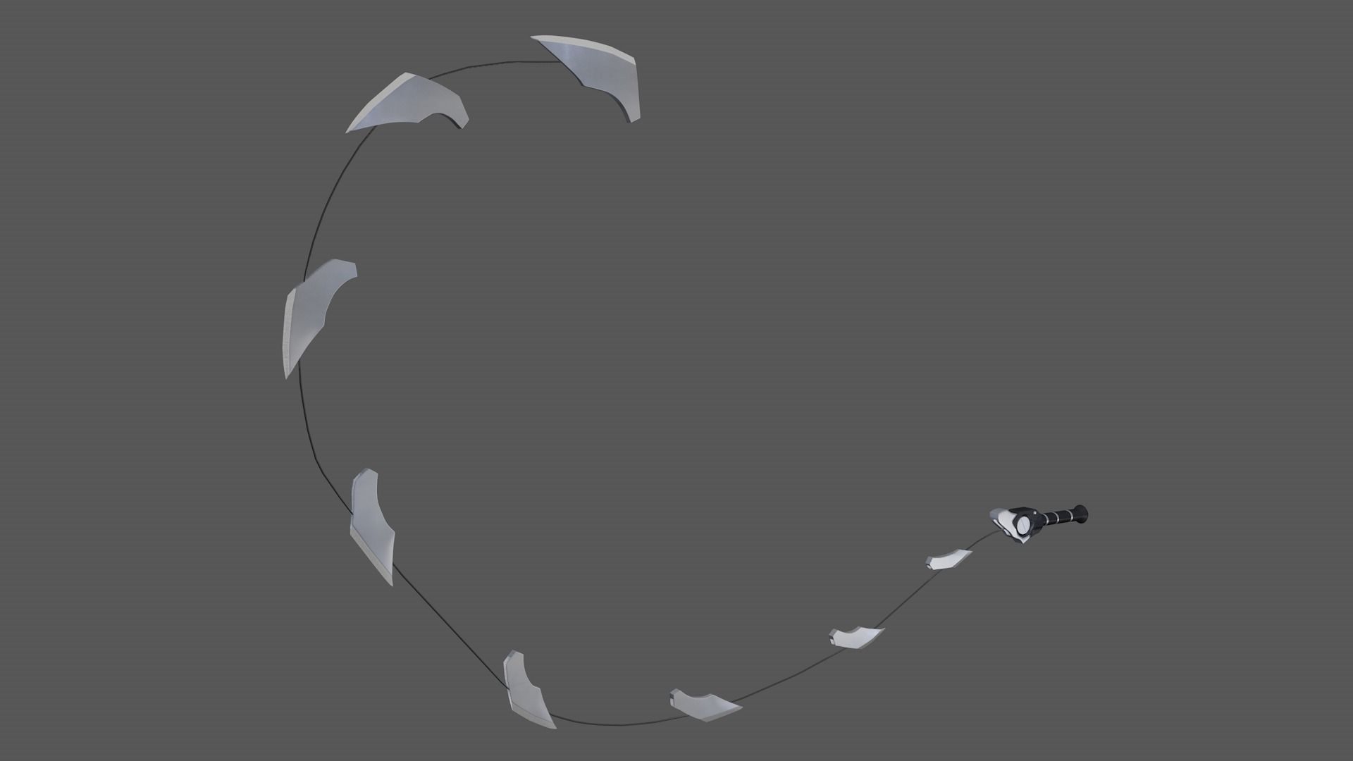 Composite sword 3D model_1