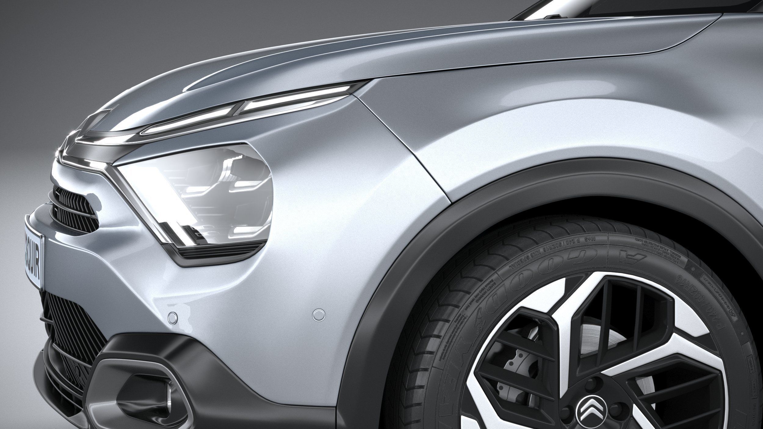 Citroen C4 2021 3D model_3