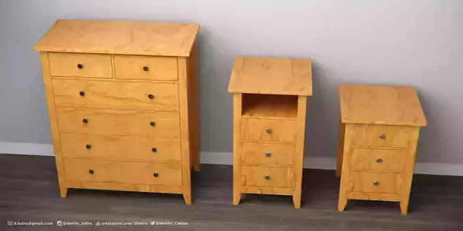 Room furniture package - 2k Textures