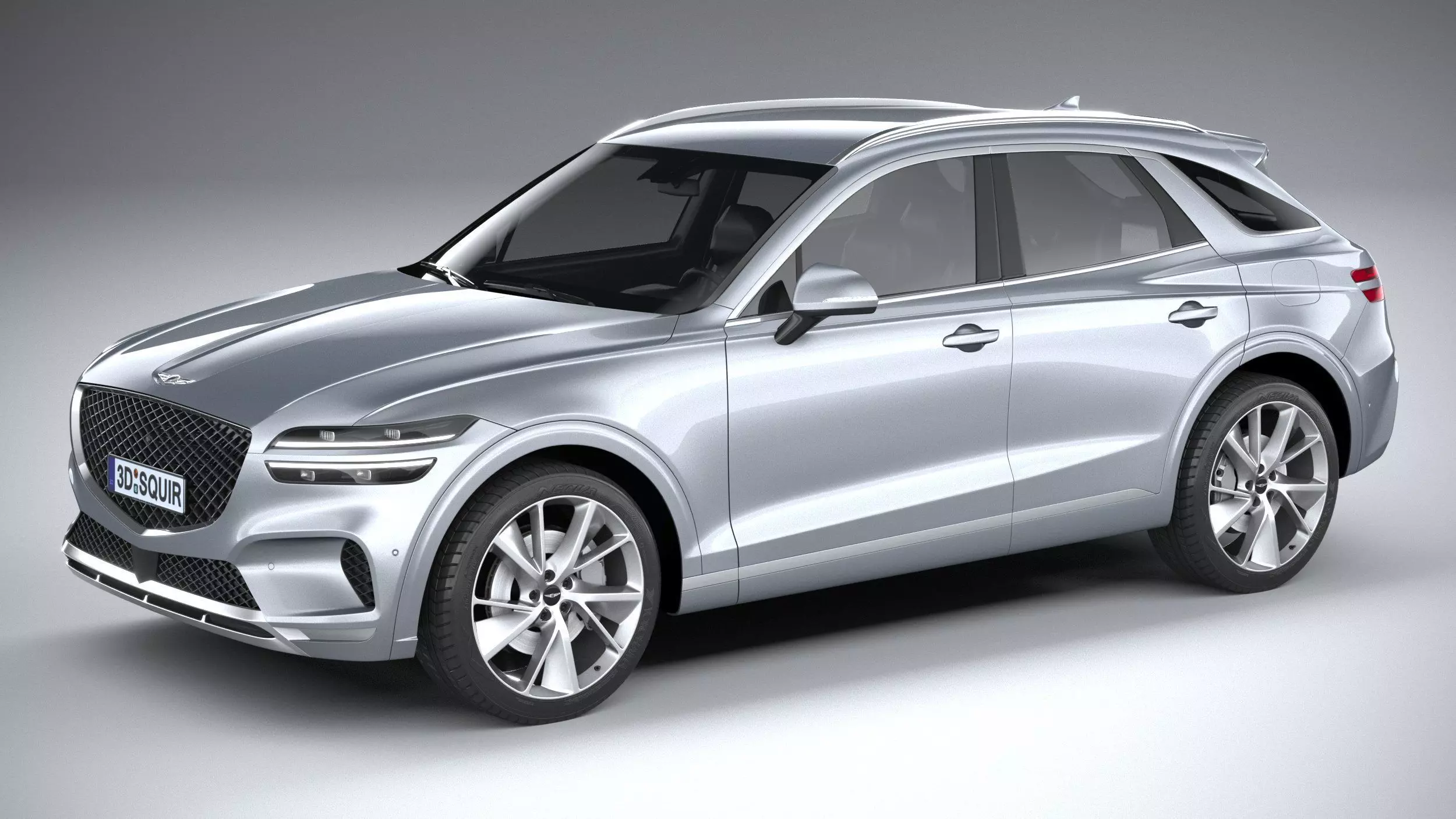 Genesis GV70 2020 3D model