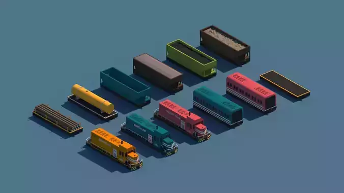 Cartoon Train Package 