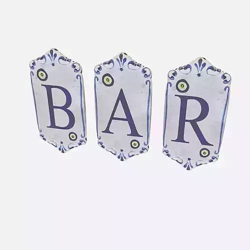 10368 three bar signs