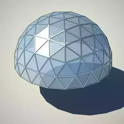 Metallic structure truss 06 Dome