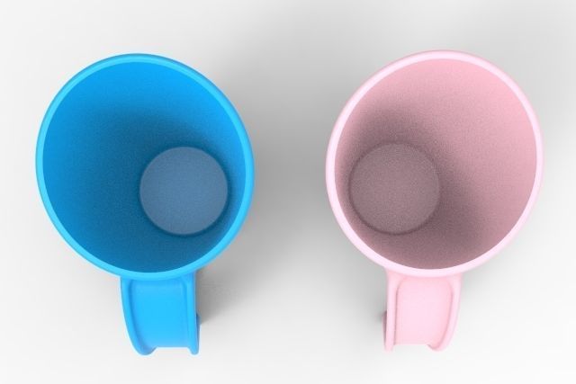 Scoop plastic pitcher 3D print model_4