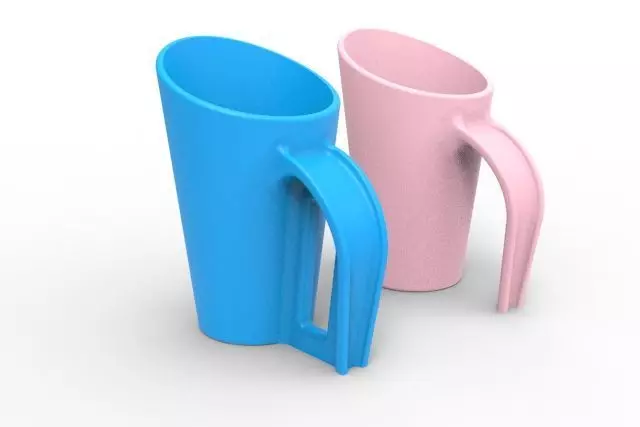 Scoop plastic pitcher 3D print model_0