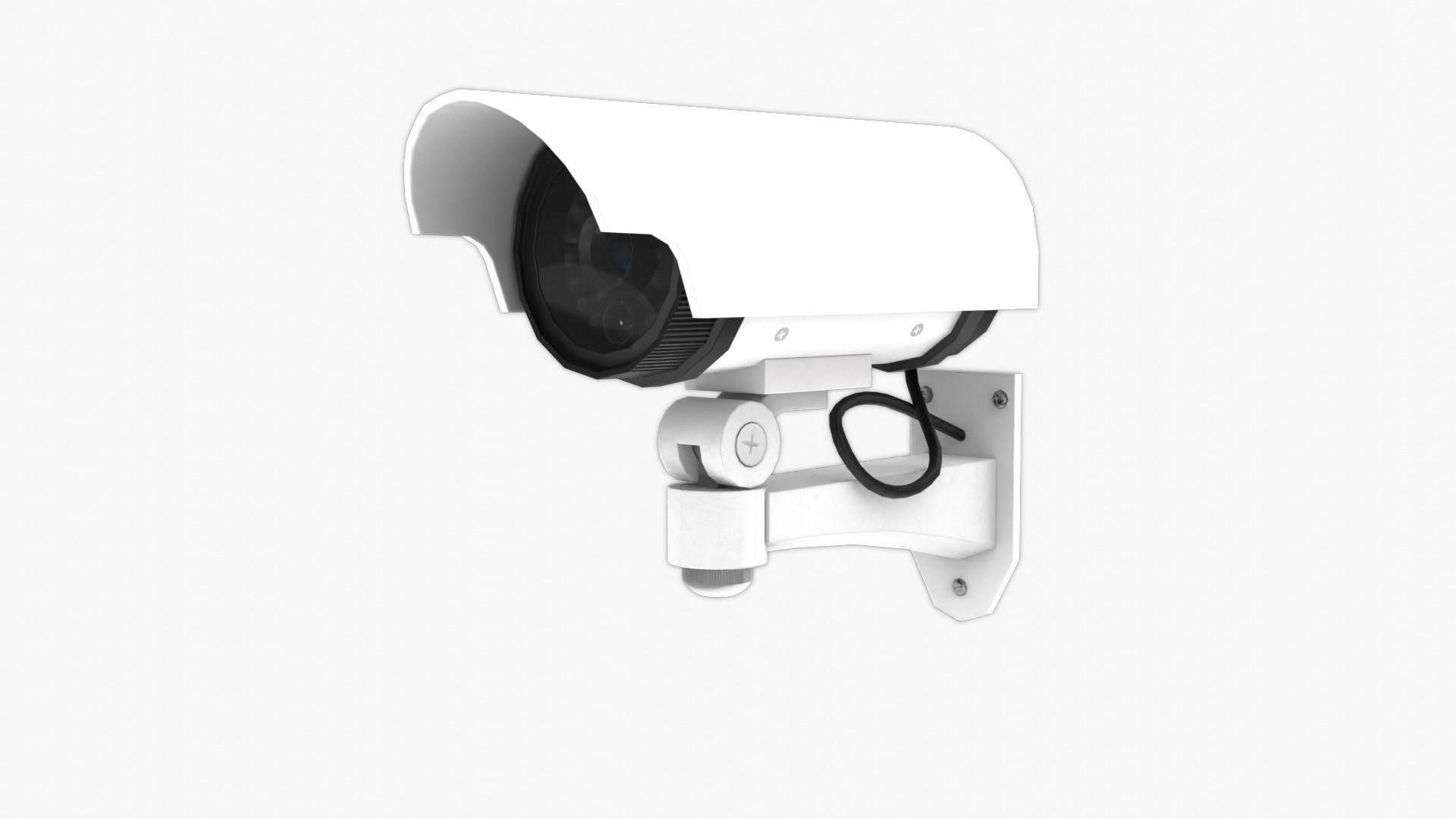 Security Camera Low-poly 3D model_1