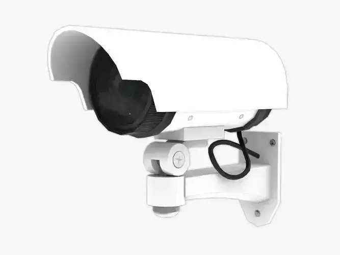 Security Camera Low-poly 3D model