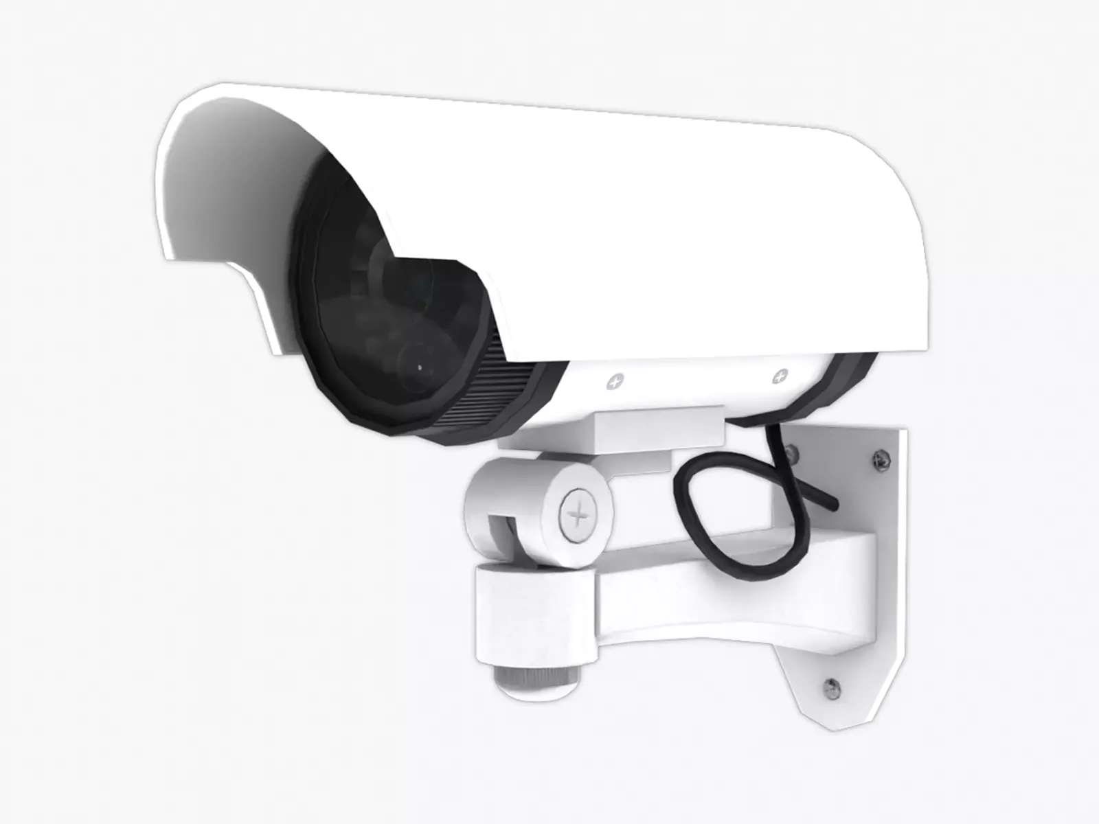Security Camera Low-poly 3D model_0