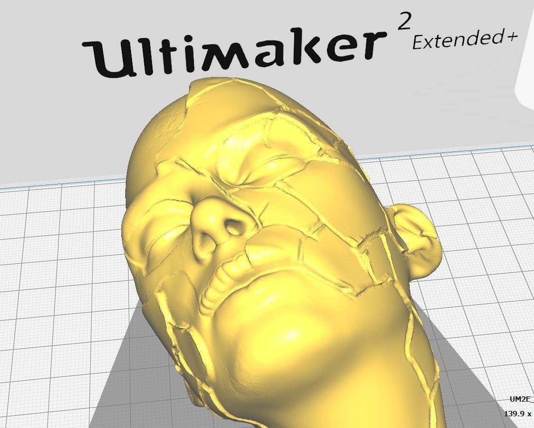 Broken girl - Art piece 3D print model_3