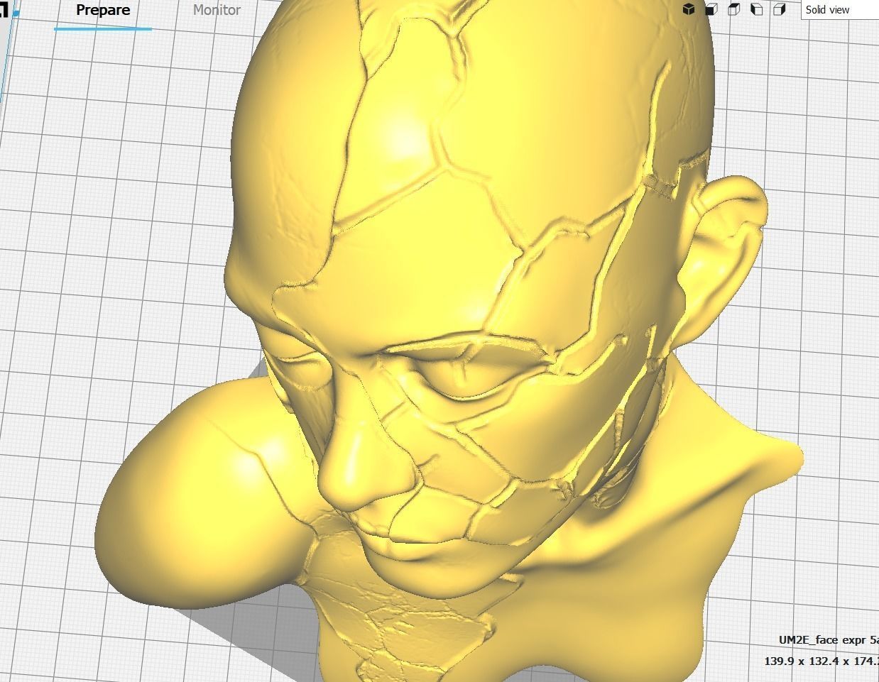 Broken girl - Art piece 3D print model_5