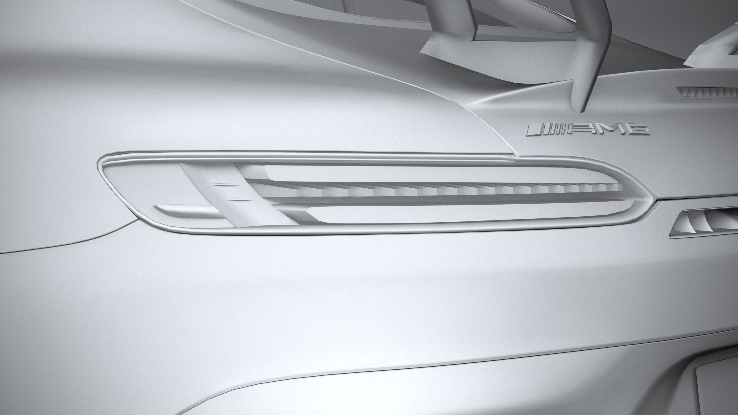 Mercedes AMG GT Black Series 2021 LowPoly 3D model_24