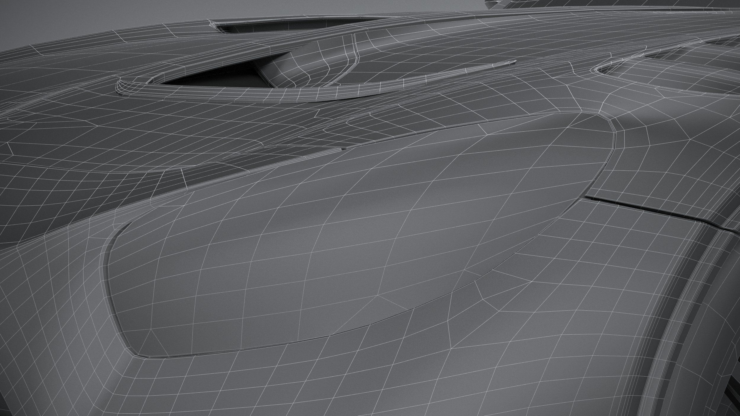 Mercedes AMG GT Black Series 2021 LowPoly 3D model_33