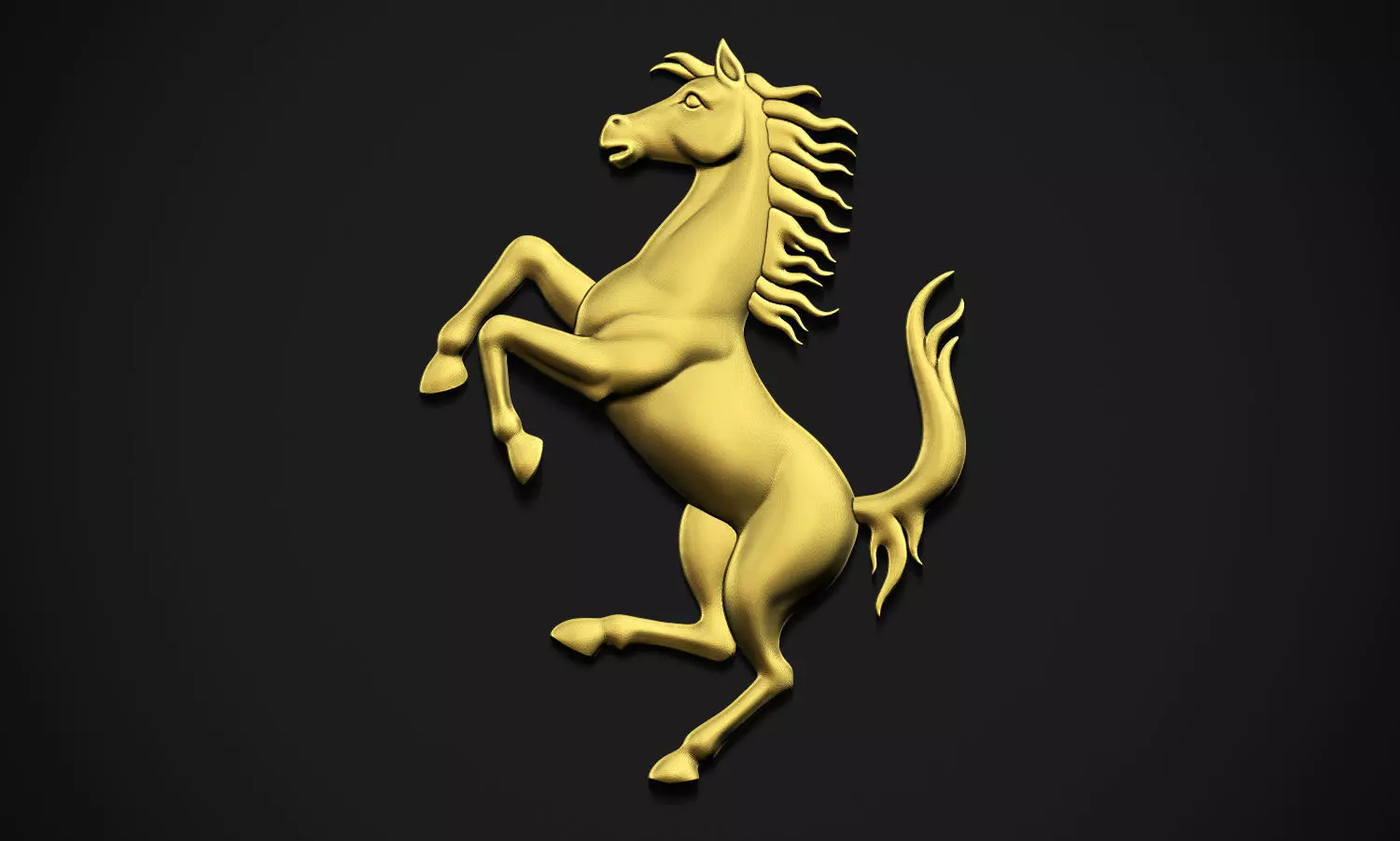 Ferrari Horse 3D print model_0