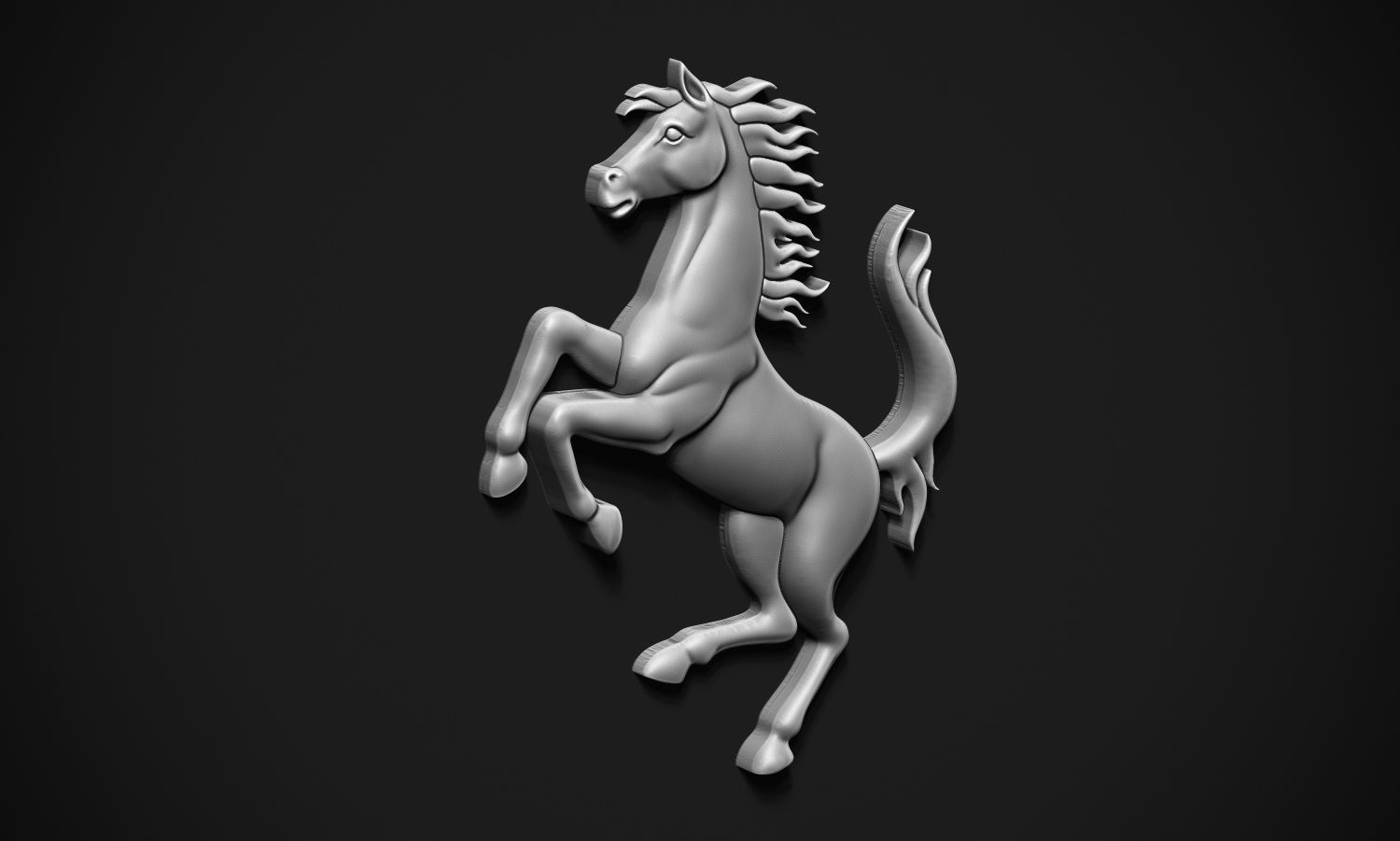 Ferrari Horse 3D print model_4