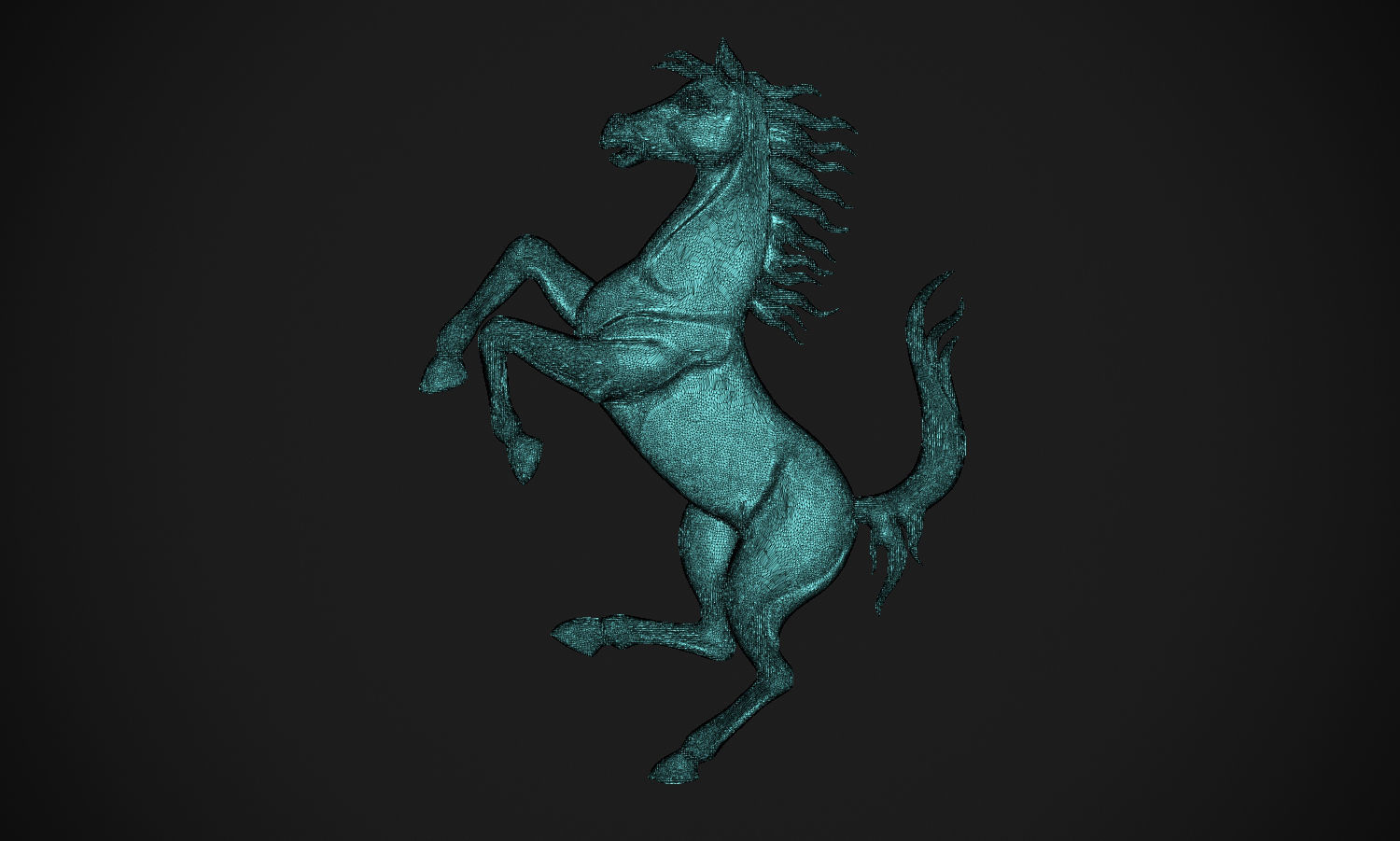 Ferrari Horse 3D print model_10