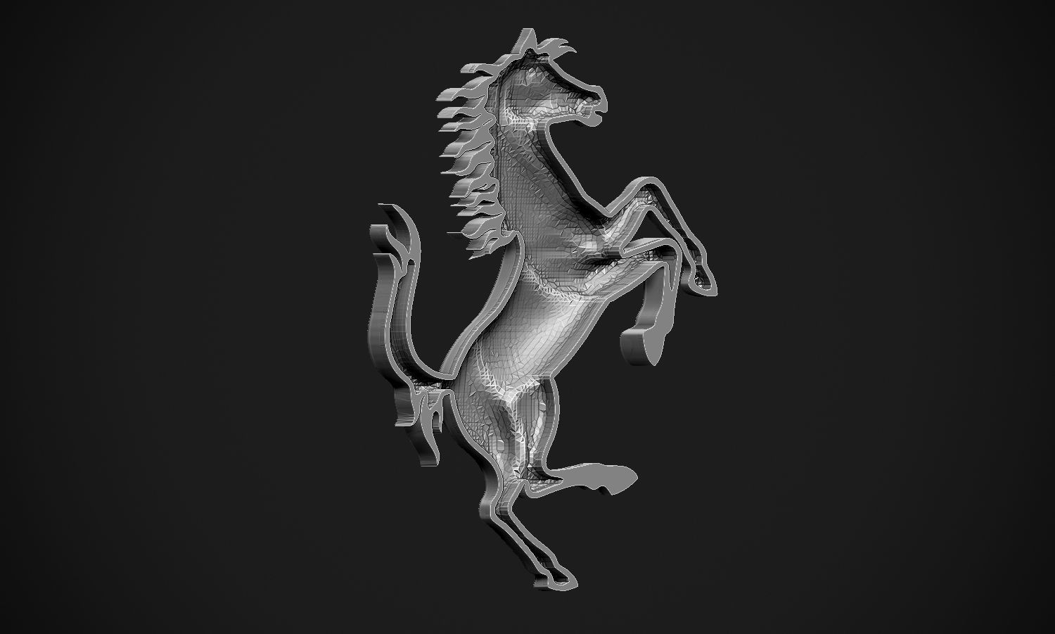 Ferrari Horse 3D print model_21