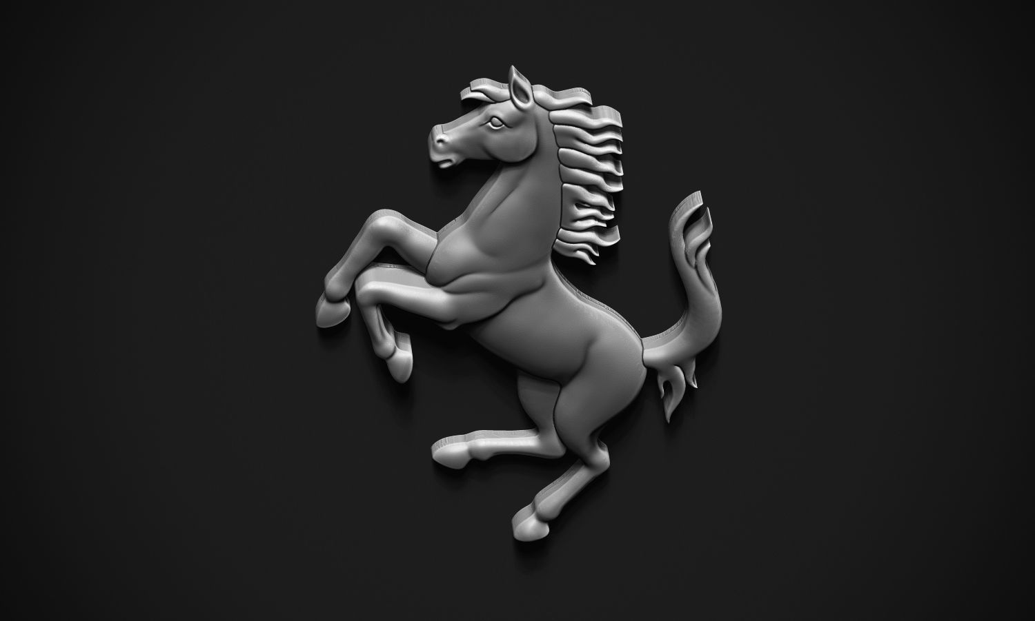 Ferrari Horse 3D print model_5