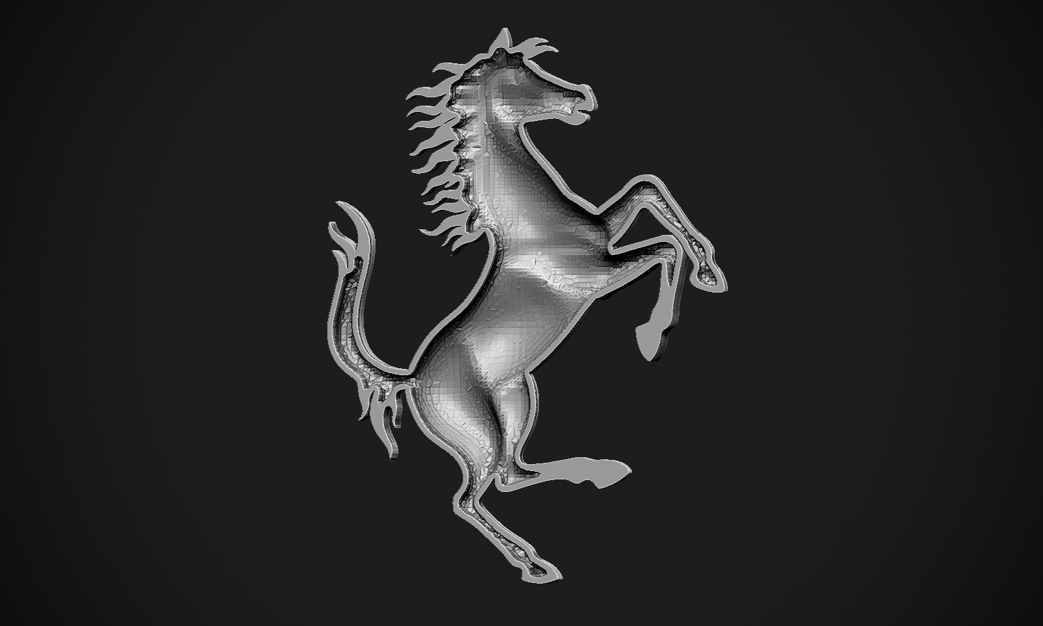 Ferrari Horse 3D print model_19