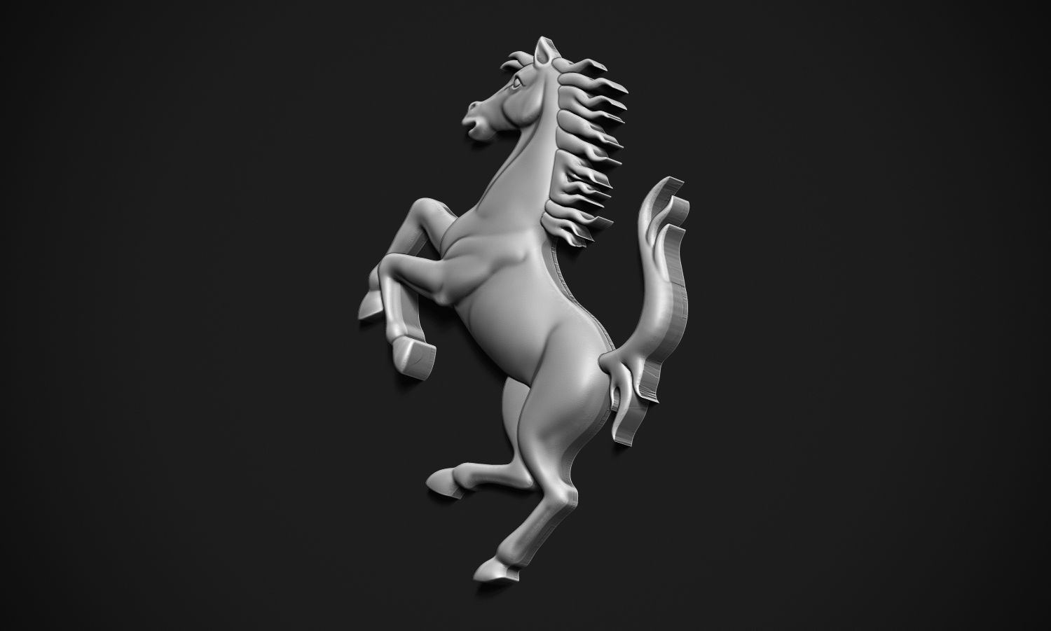 Ferrari Horse 3D print model_8