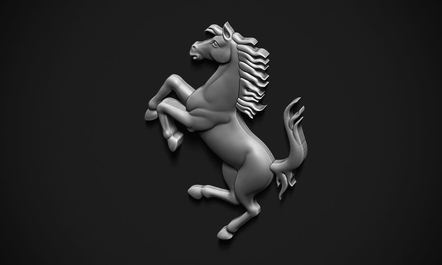 Ferrari Horse 3D print model_6
