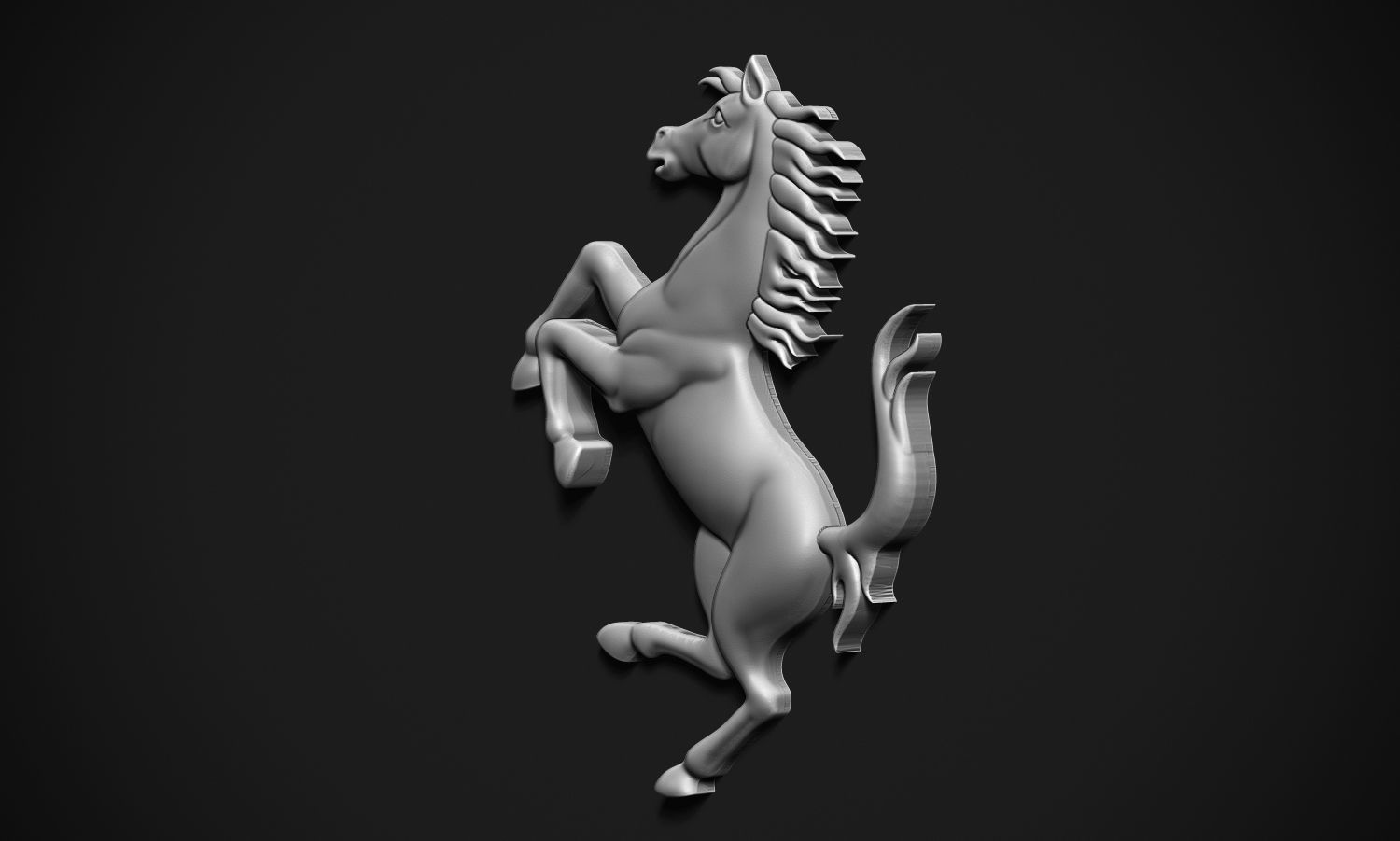 Ferrari Horse 3D print model_7