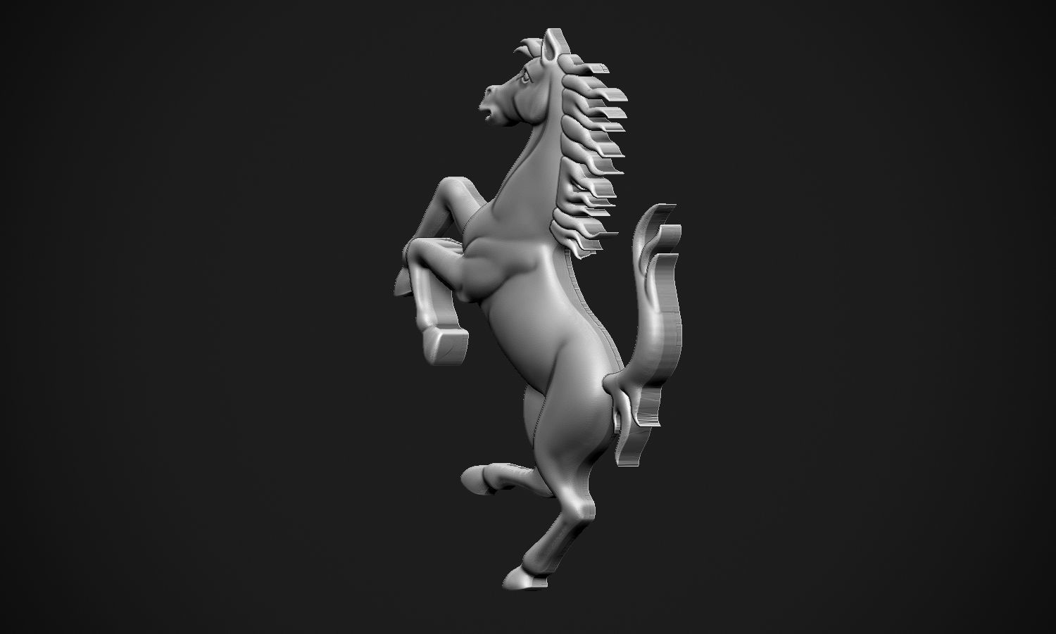 Ferrari Horse 3D print model_25