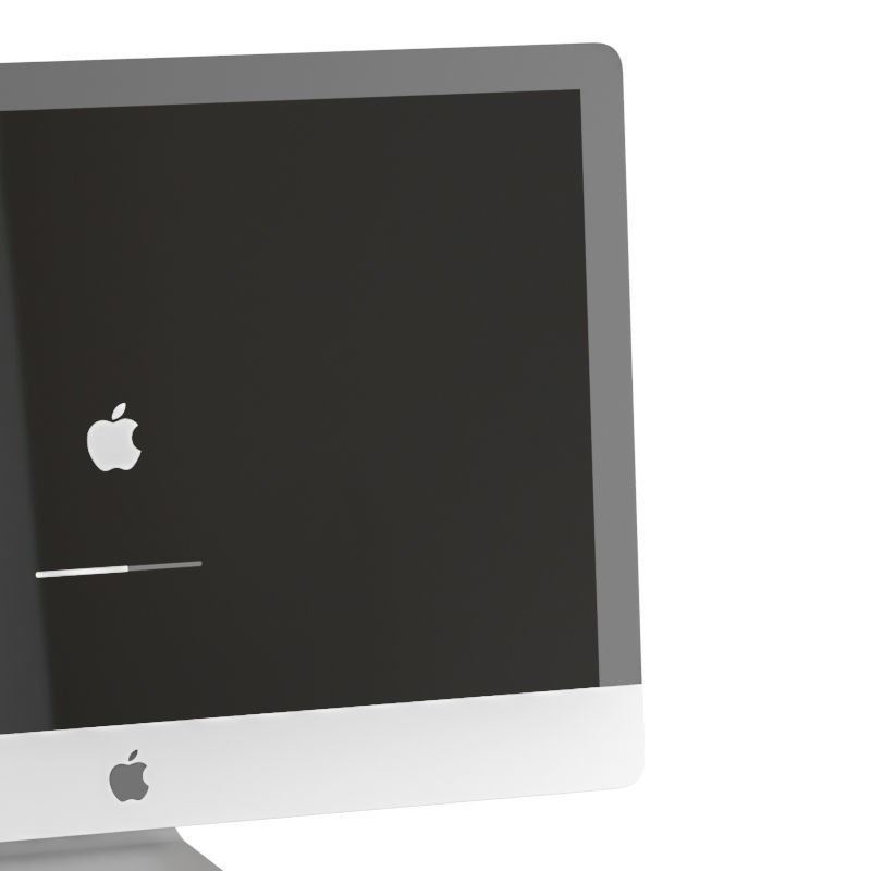 Apple iMac 3D model_2