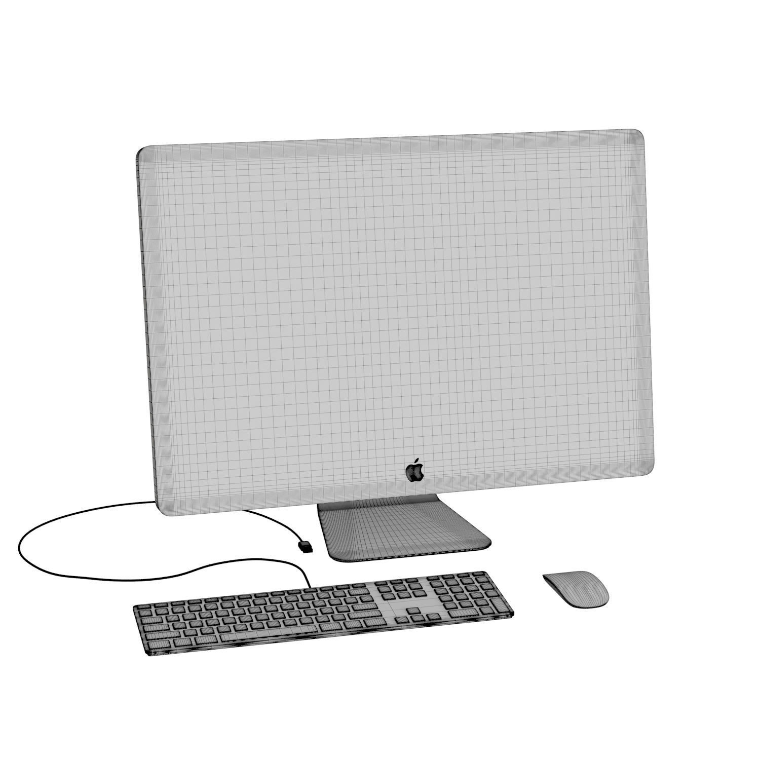 Apple iMac 3D model_4