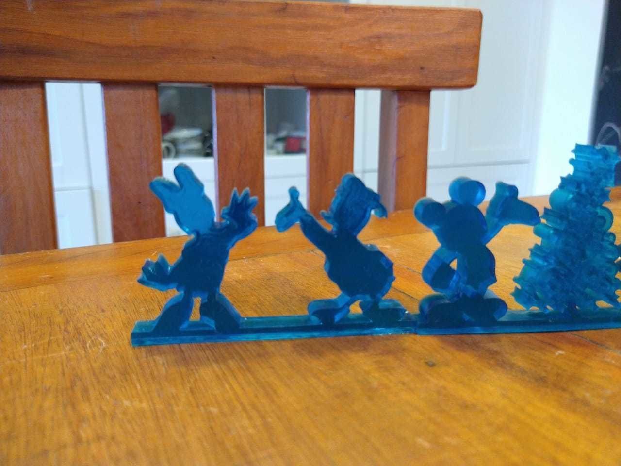 Mickey and Friends Christmas Silhouette 3D print model_2