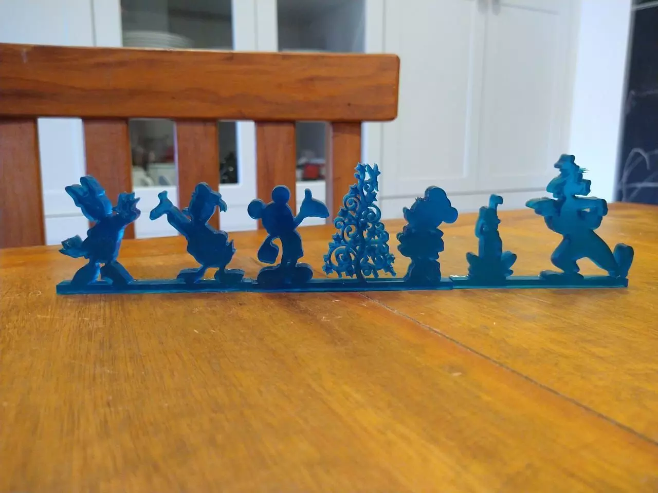 Mickey and Friends Christmas Silhouette 3D print model_0