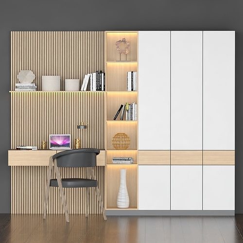 work place 009 3D model