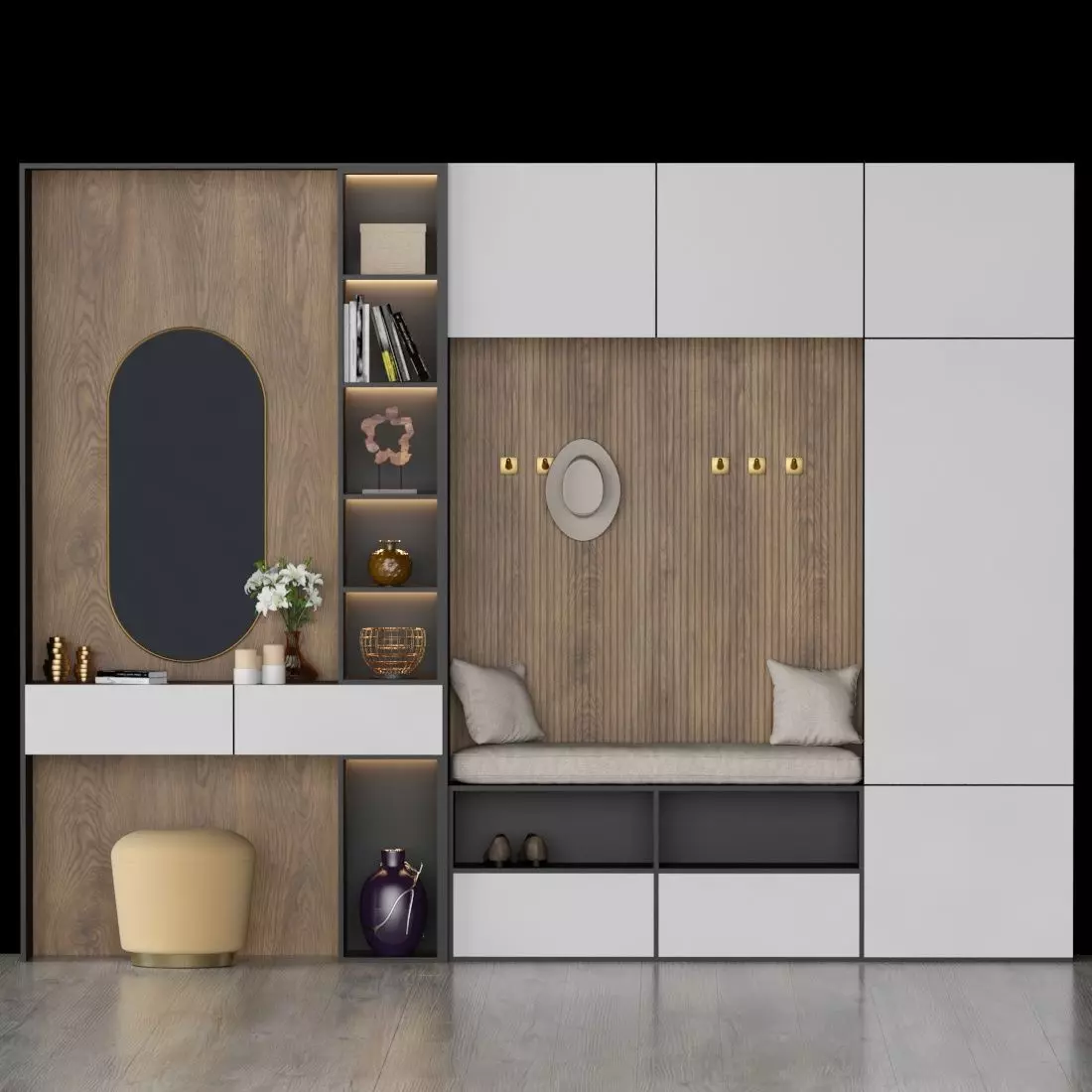 hall furniture 023 3D model