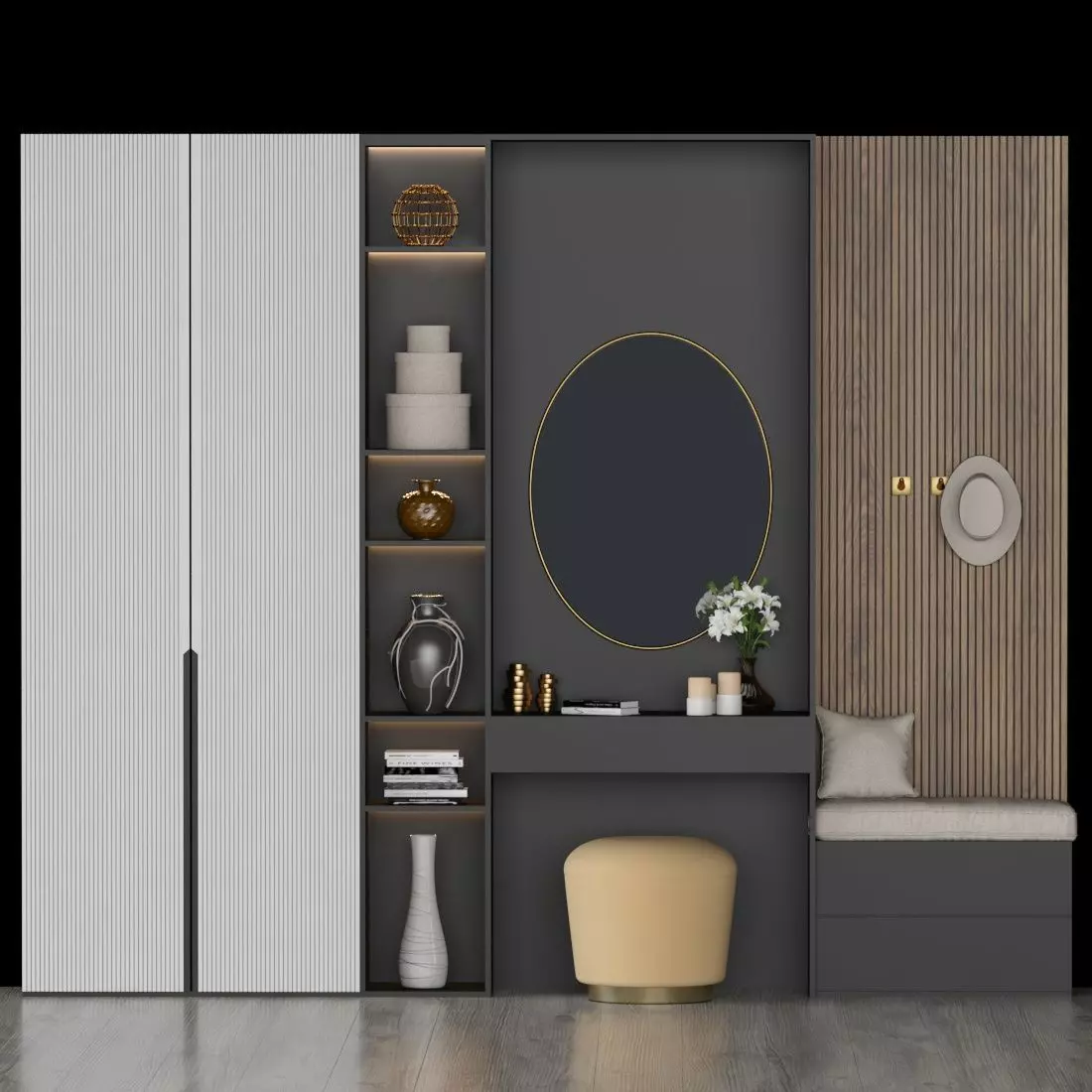 hall furniture 024 3D model
