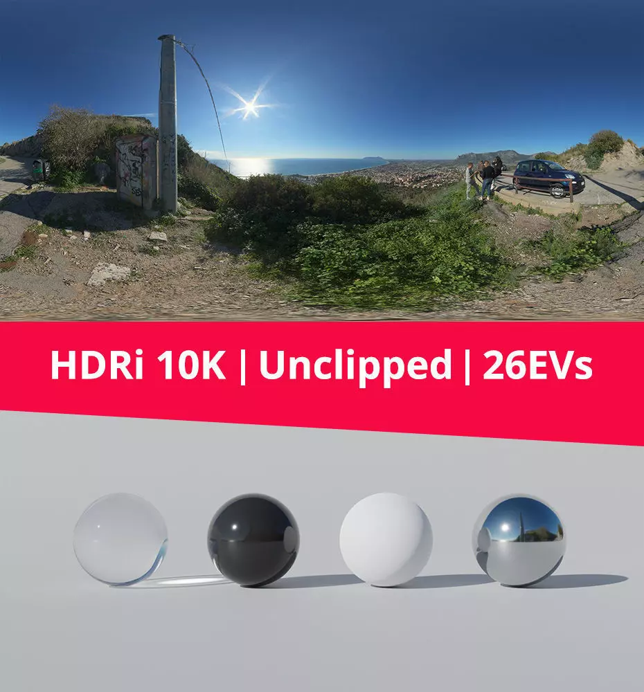 Hdri - Sea Mountains And Panorama Texture