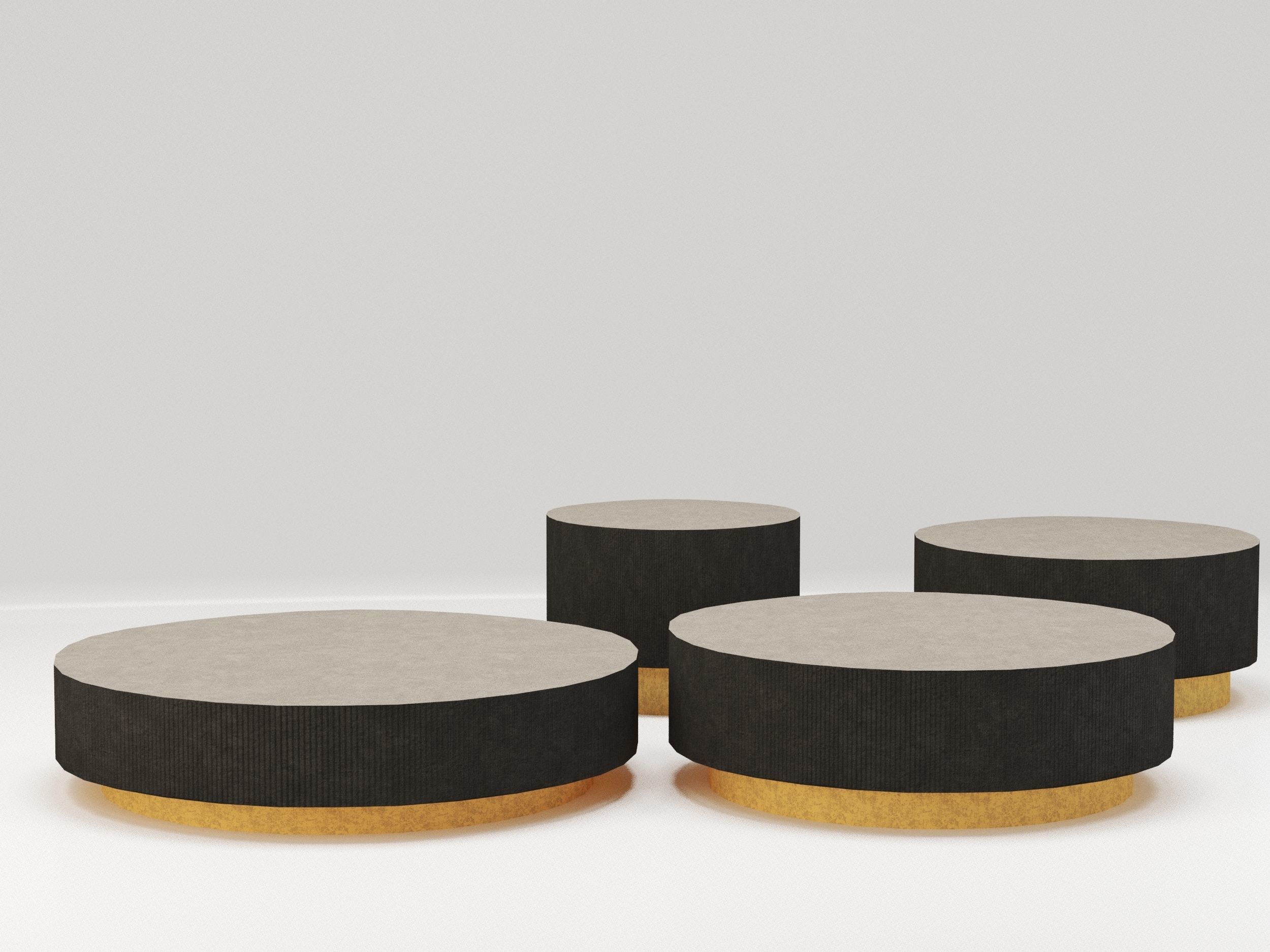 Nori coffe table Galotti Radice Free low-poly 3D model_12