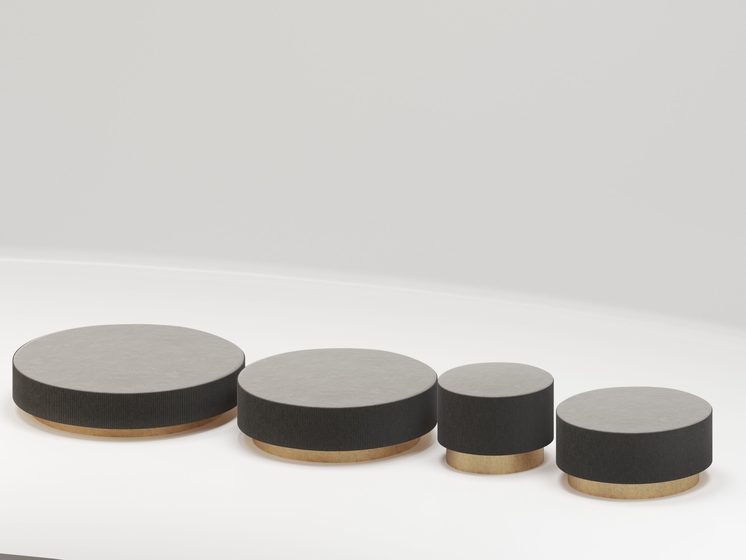 Nori coffe table Galotti Radice Free low-poly 3D model_1