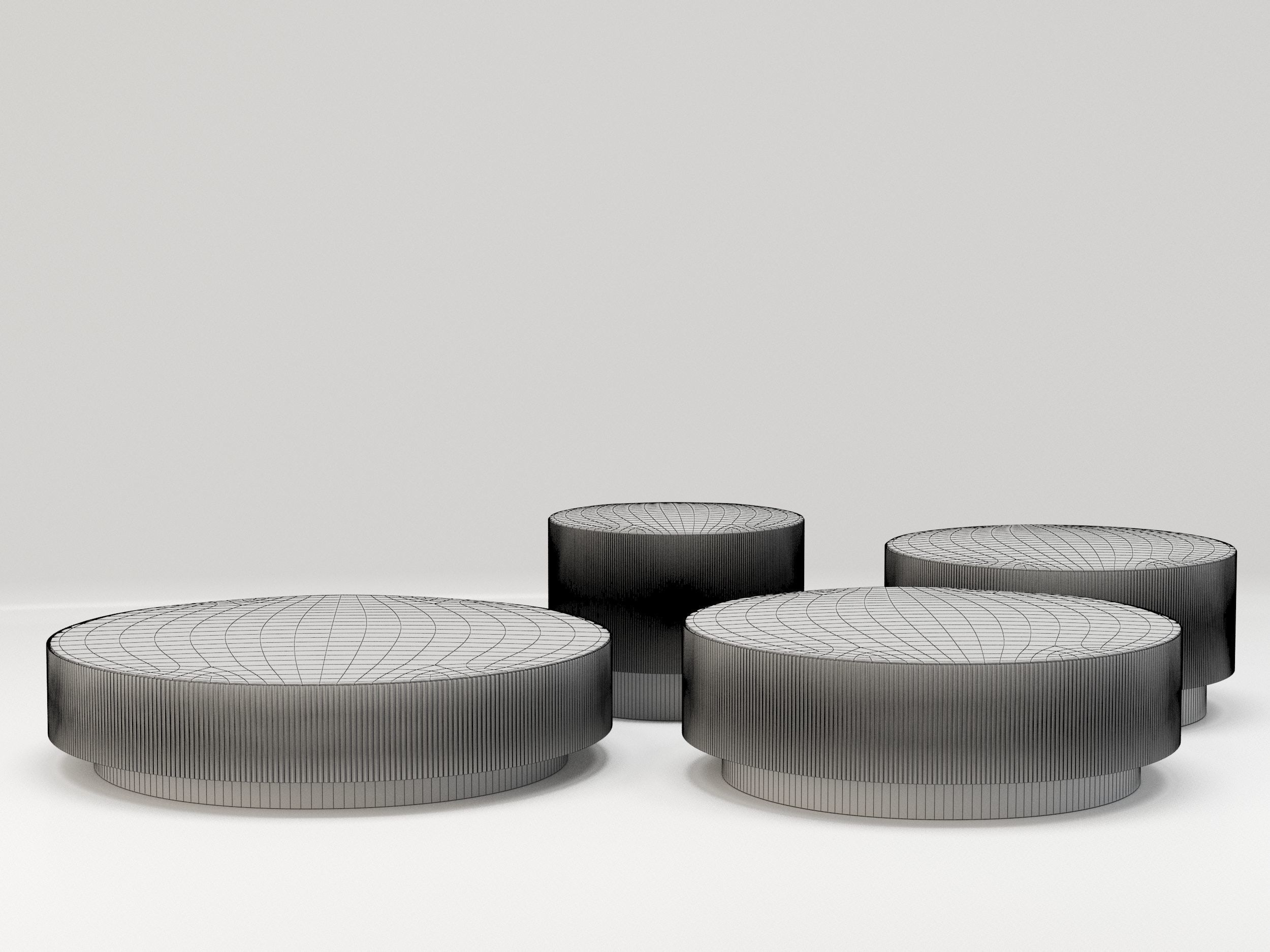 Nori coffe table Galotti Radice Free low-poly 3D model_6