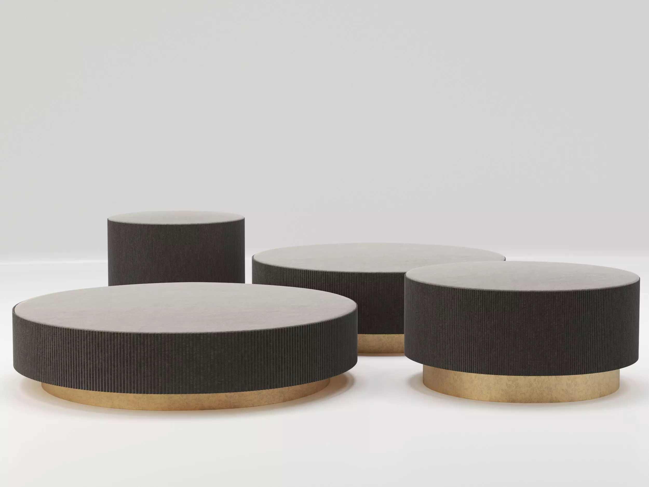 Nori coffe table Galotti Radice Free low-poly 3D model_0