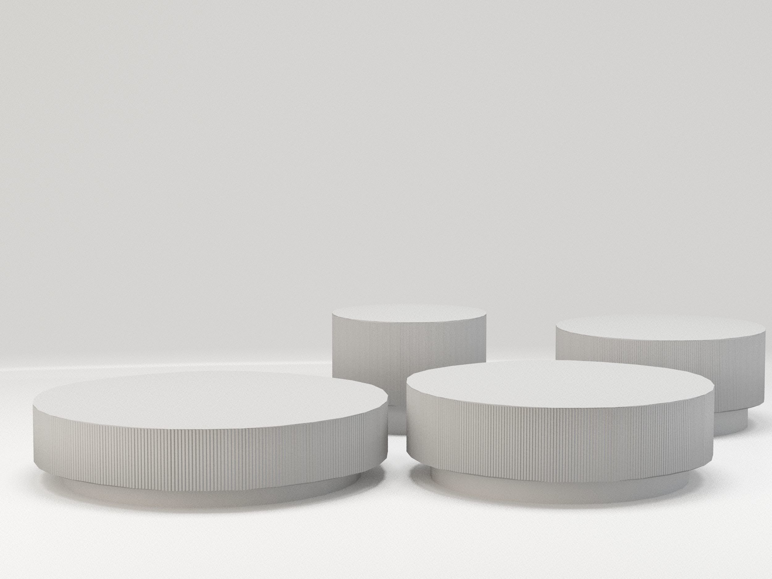 Nori coffe table Galotti Radice Free low-poly 3D model_11