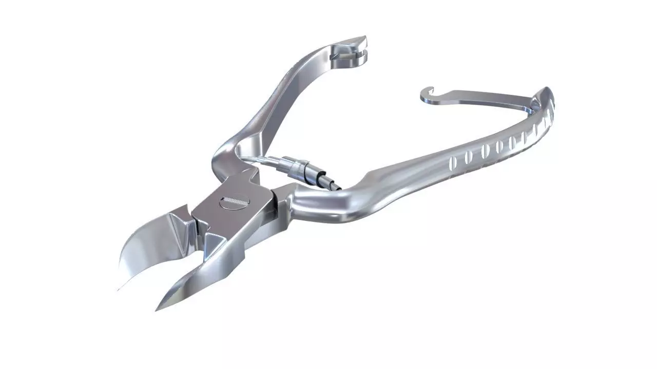 Nail clippers medical 3D model_0