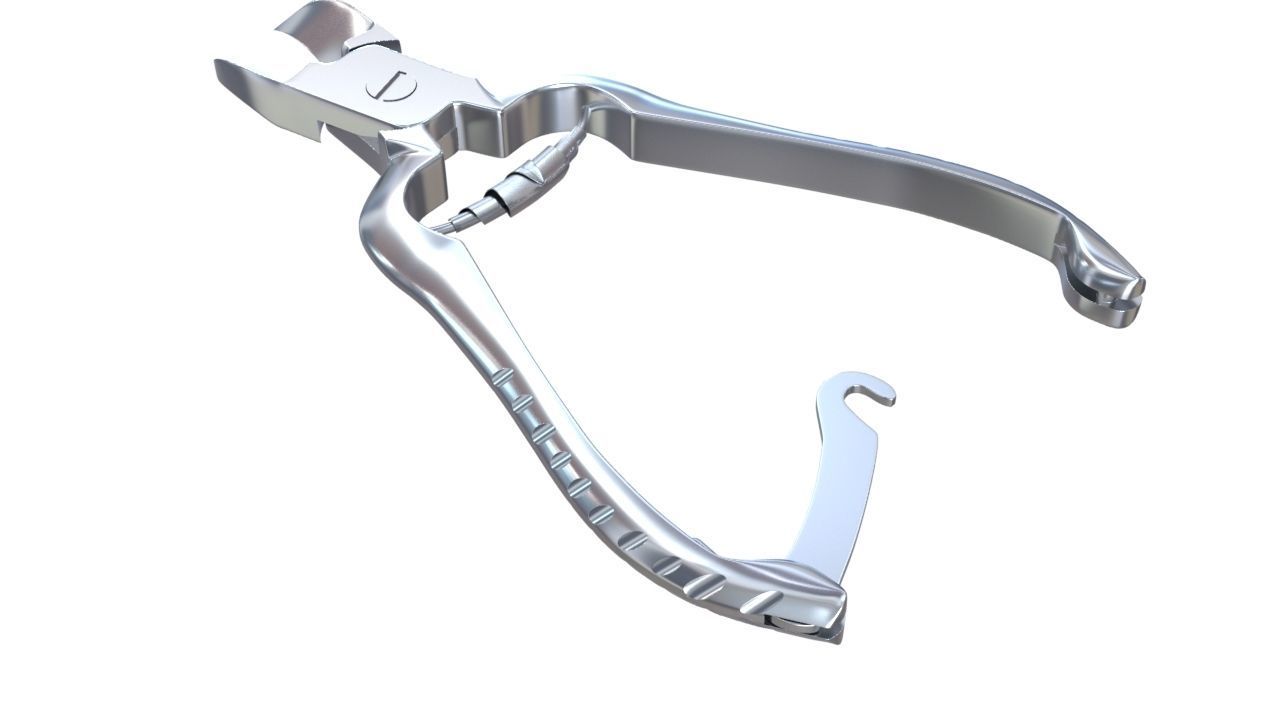 Nail clippers medical 3D model_7
