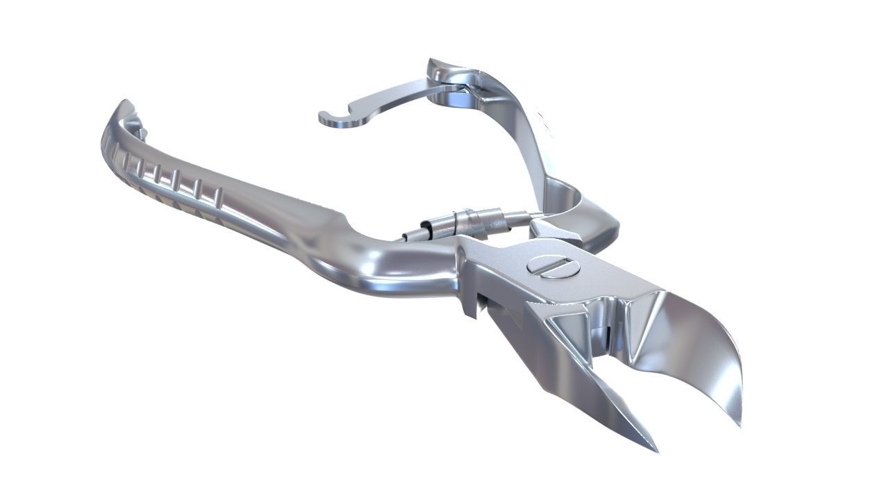Nail clippers medical 3D model_2
